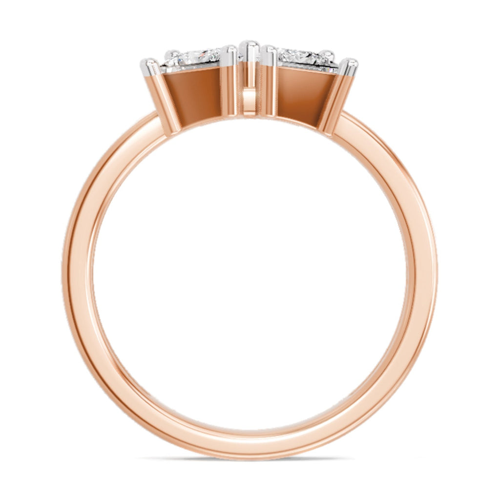 Resplendent Princess-Cut Diamond Ring