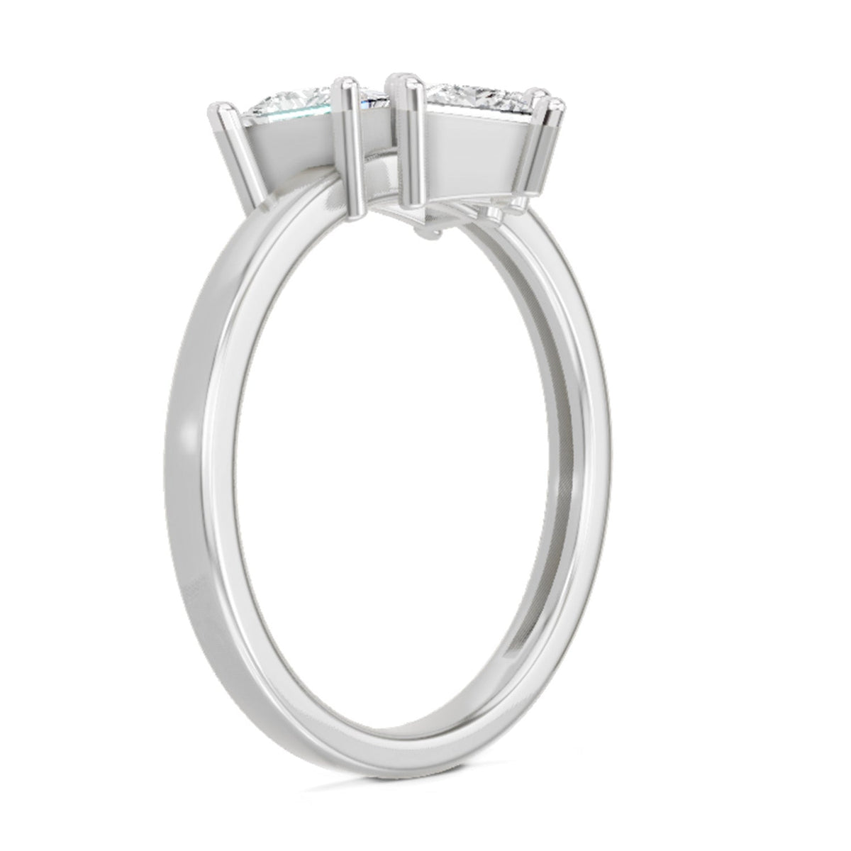 Resplendent Princess-Cut Diamond Ring