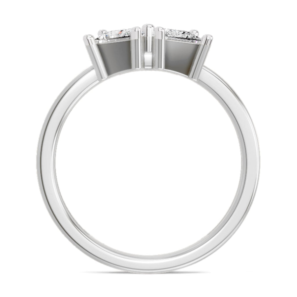 Resplendent Princess-Cut Diamond Ring