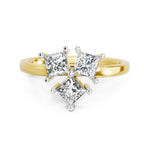 Resplendent Princess-Cut Diamond Ring