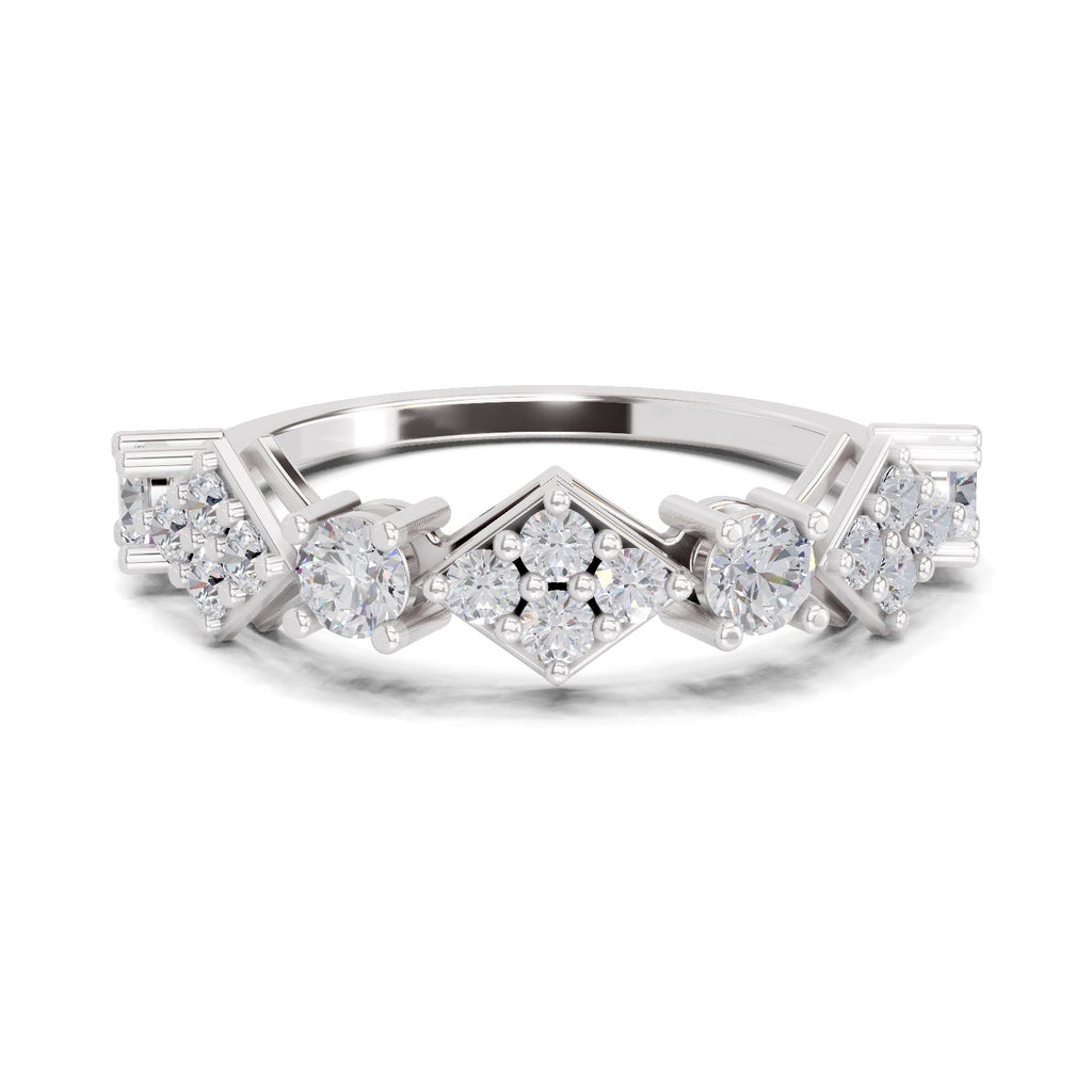 Pristine Cluster Diamond Ring