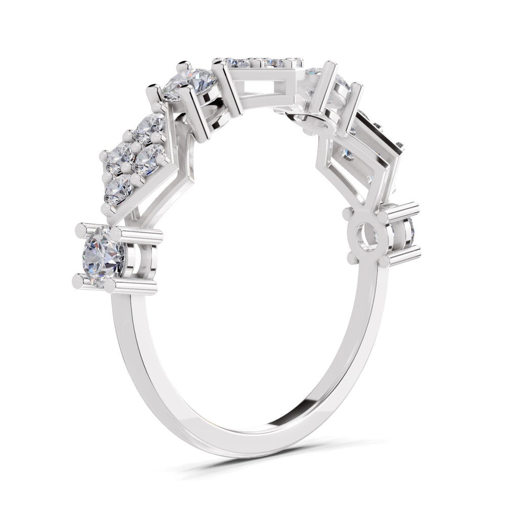 Pristine Cluster Diamond Ring