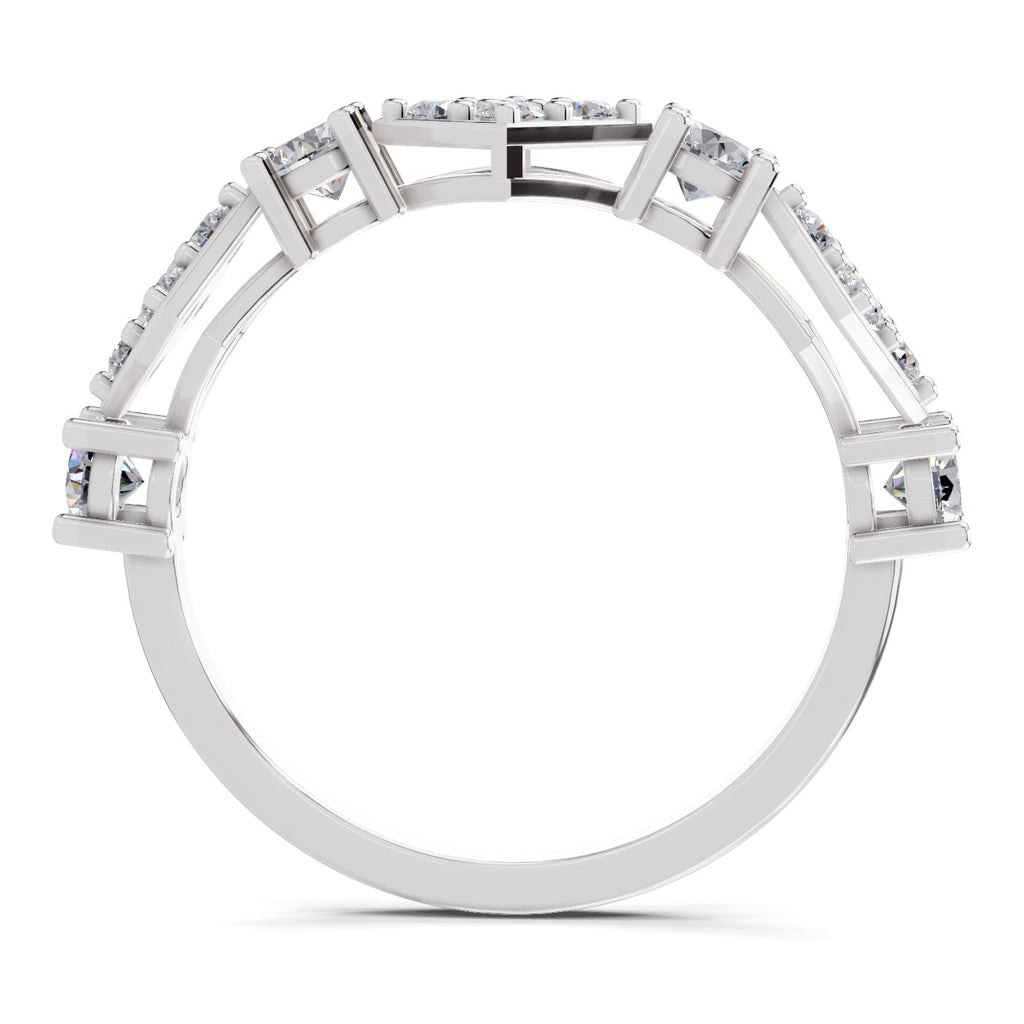 Pristine Cluster Diamond Ring
