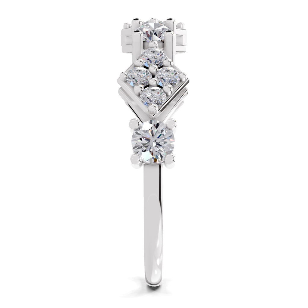 Pristine Cluster Diamond Ring