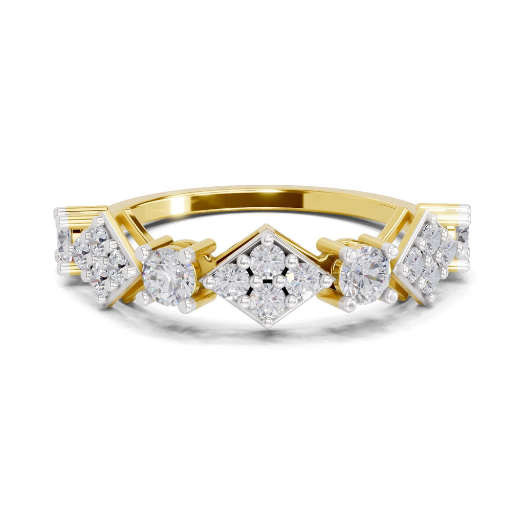 Pristine Cluster Diamond Ring