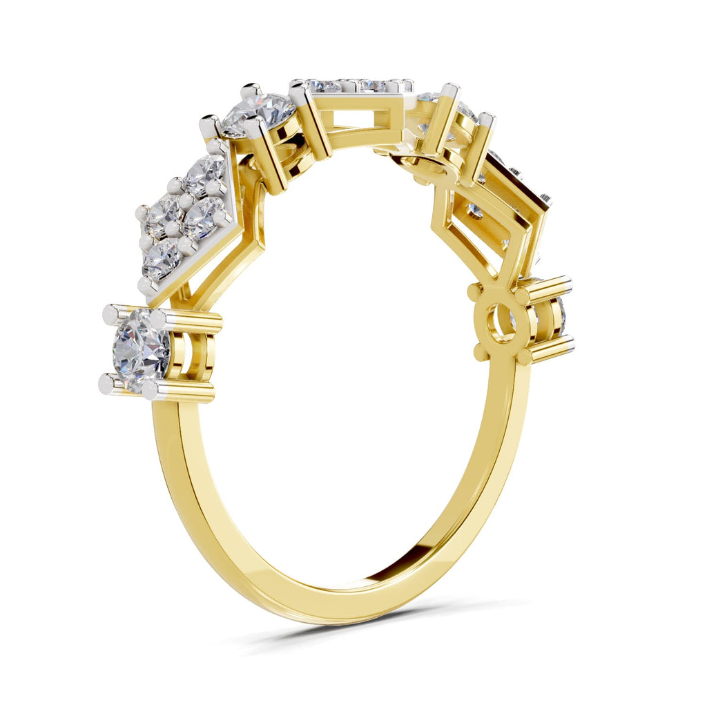 Pristine Cluster Diamond Ring