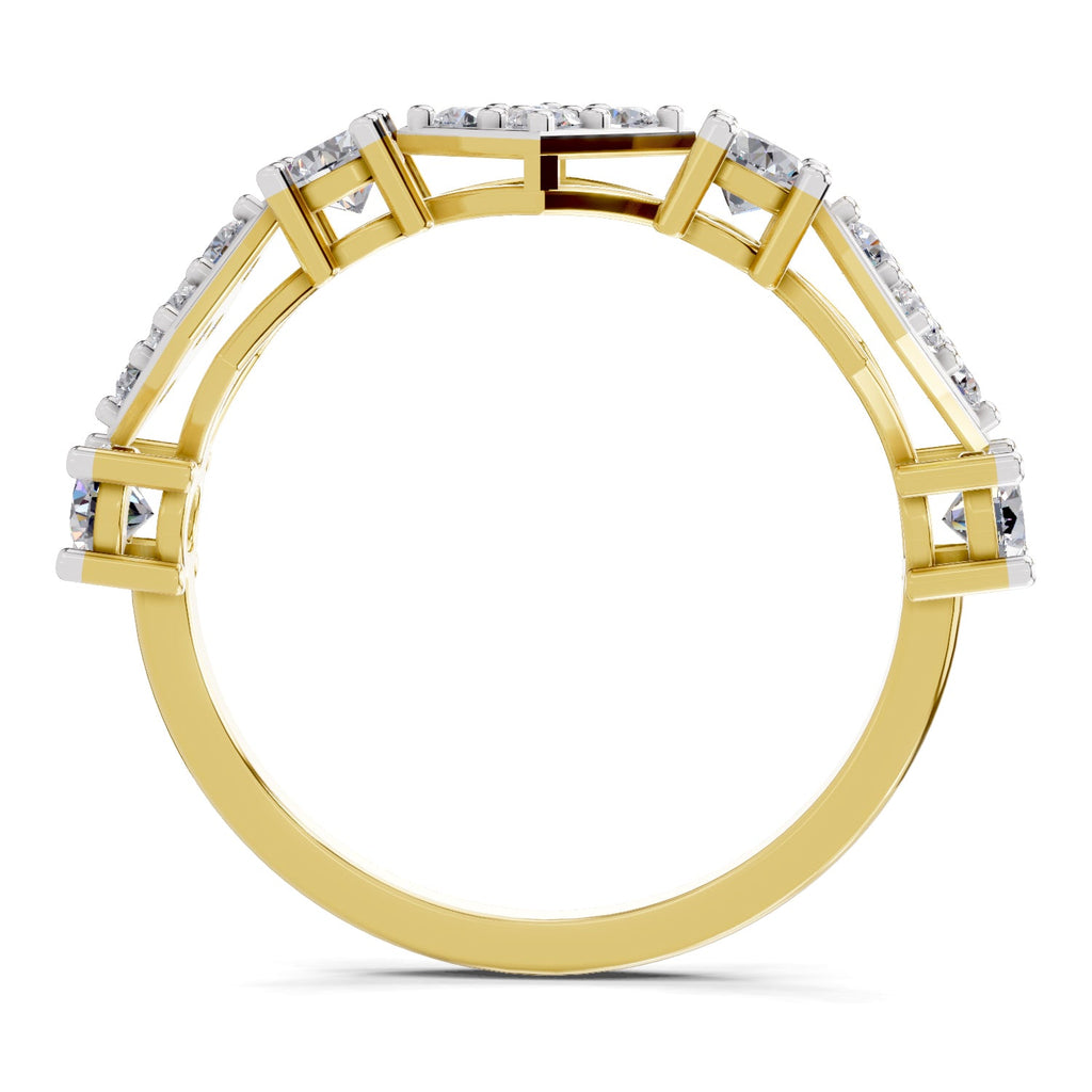 Pristine Cluster Diamond Ring