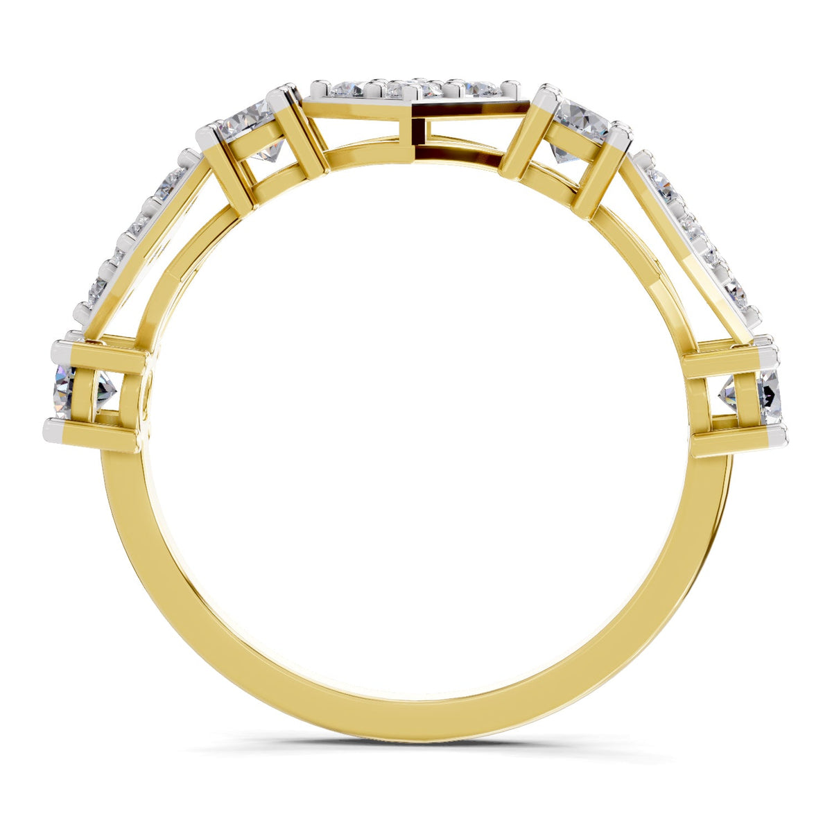 Pristine Cluster Diamond Ring