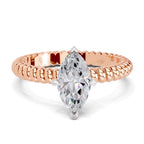 Enchanting Marquise Solitaire Diamond Ring