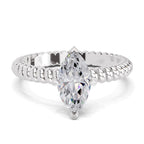 Enchanting Marquise Solitaire Diamond Ring