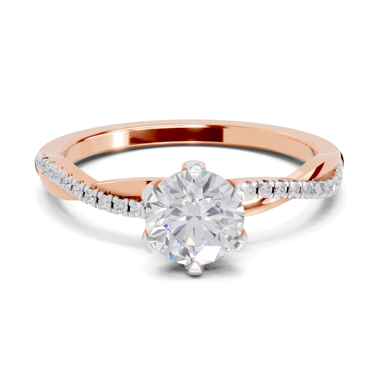 Celestial Solitaire Diamond Ring