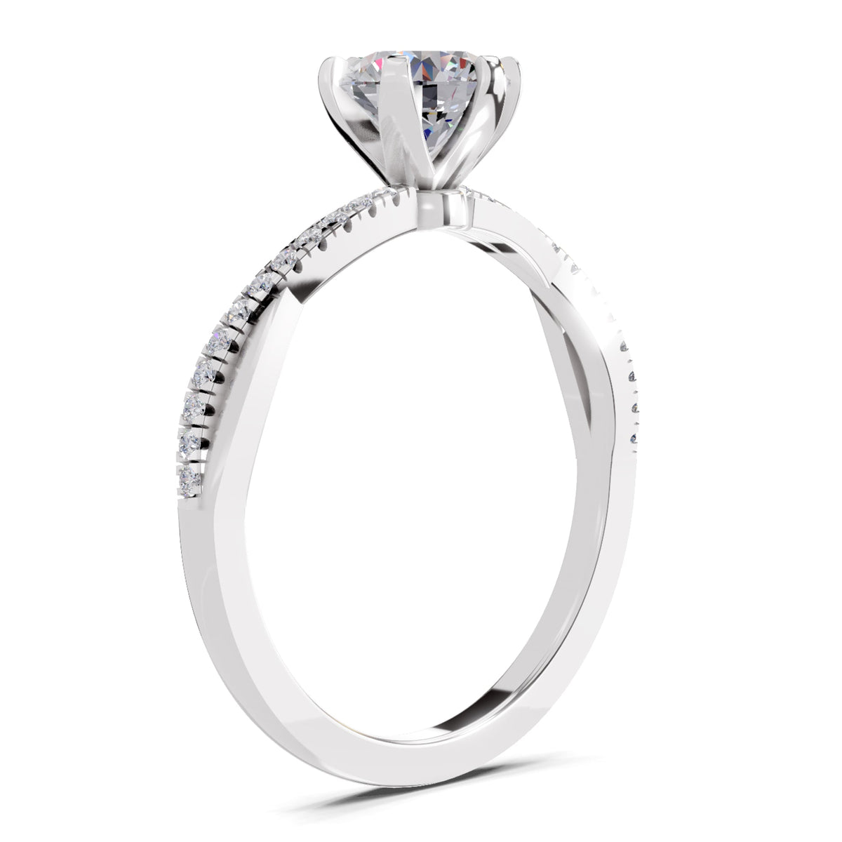 Celestial Solitaire Diamond Ring