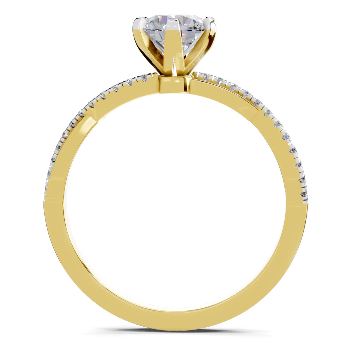 Celestial Solitaire Diamond Ring