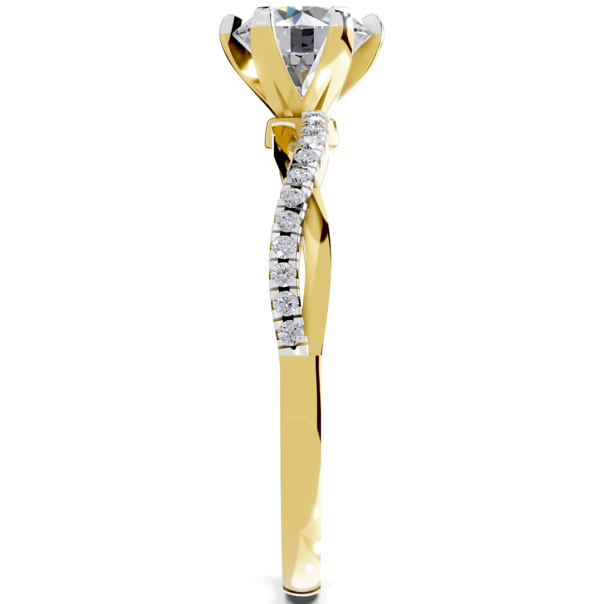 Celestial Solitaire Diamond Ring