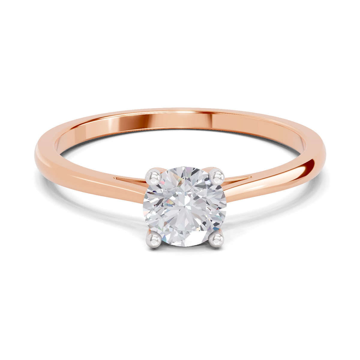 Celestial Solitaire Diamond Engagement Ring