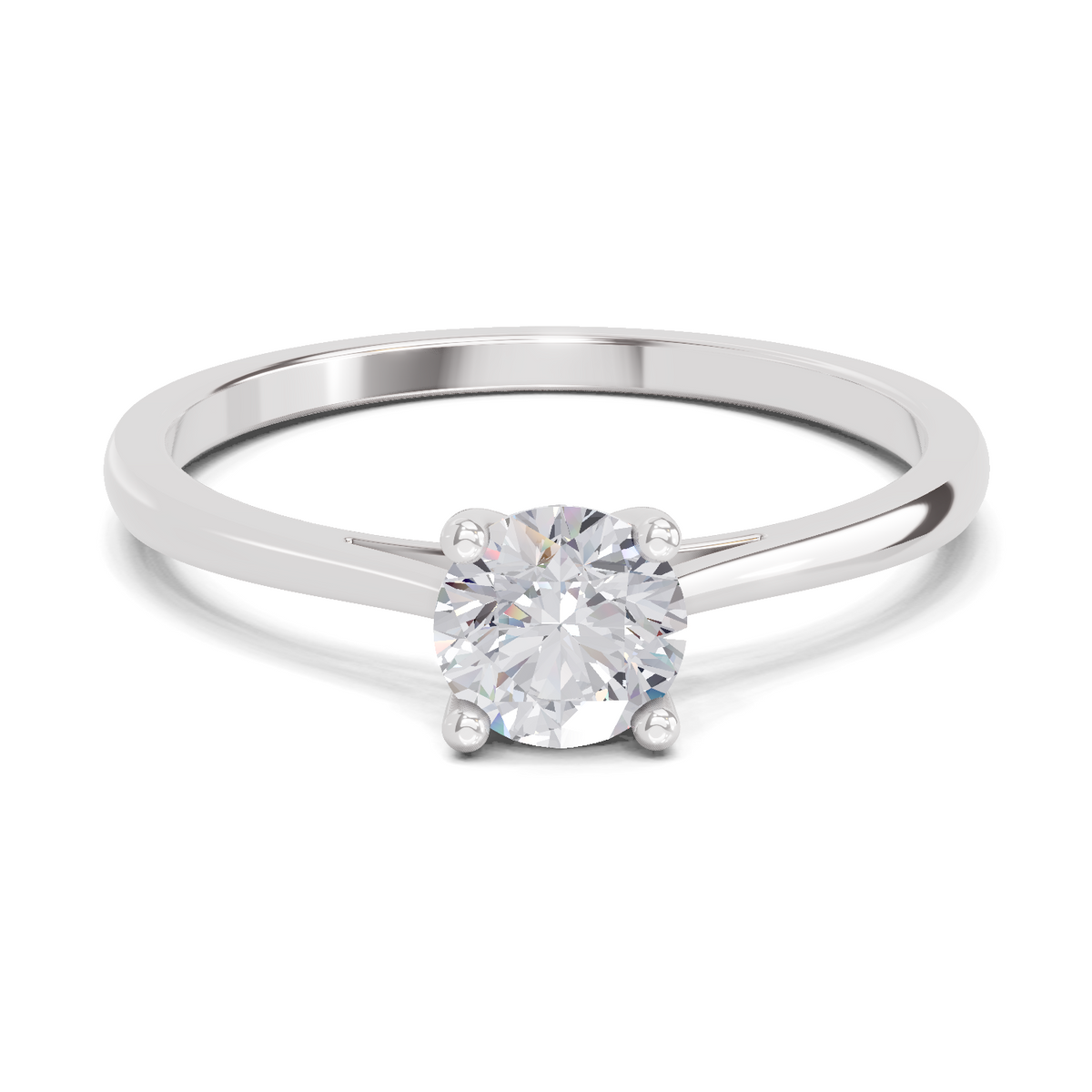 Celestial Solitaire Diamond Engagement Ring