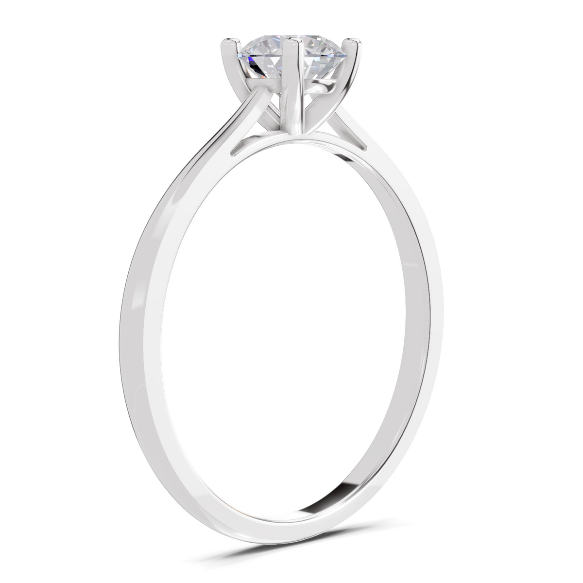 Celestial Solitaire Diamond Engagement Ring