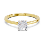 Celestial Solitaire Diamond Engagement Ring