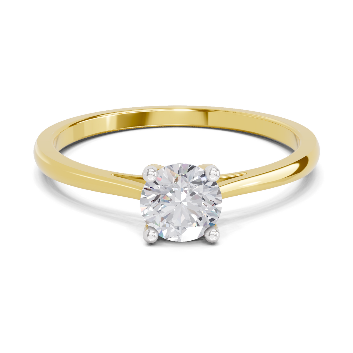 Celestial Solitaire Diamond Engagement Ring