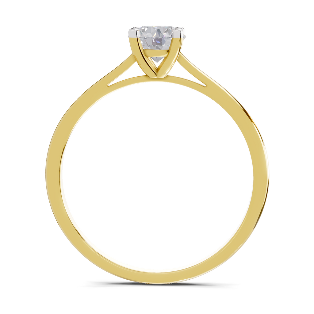 Celestial Solitaire Diamond Engagement Ring
