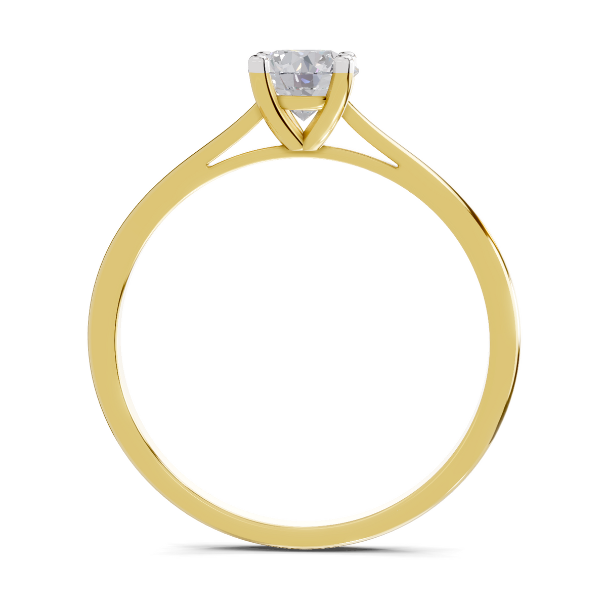 Celestial Solitaire Diamond Engagement Ring