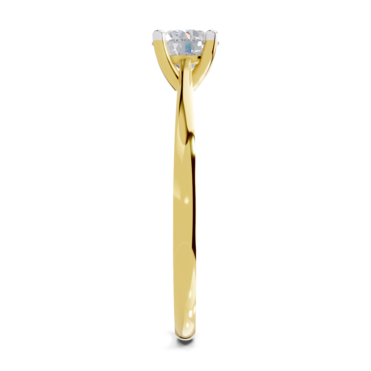 Celestial Solitaire Diamond Engagement Ring