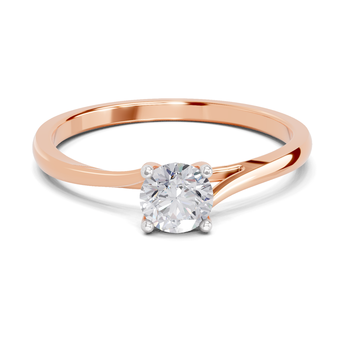 Majestic Solitaire Diamond Engagement Ring