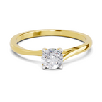 Majestic Solitaire Diamond Engagement Ring