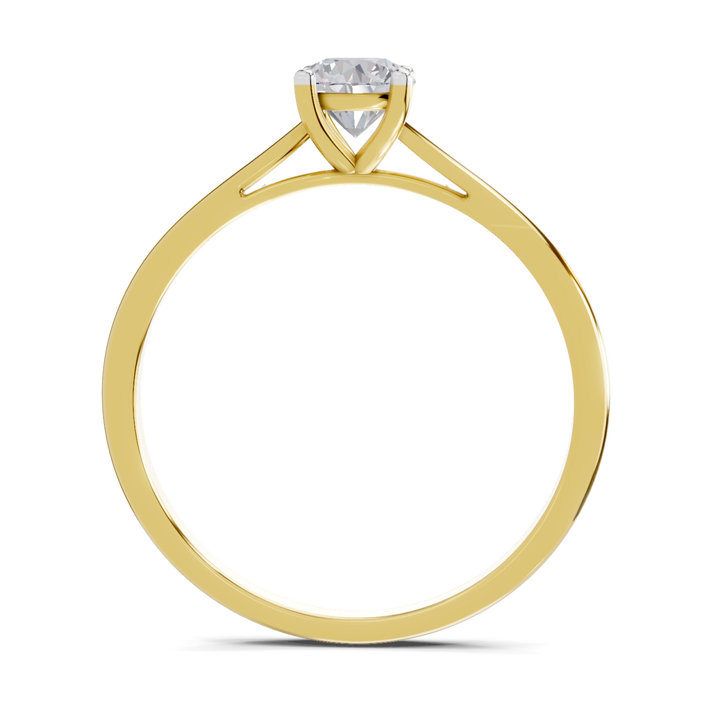 Majestic Solitaire Diamond Engagement Ring