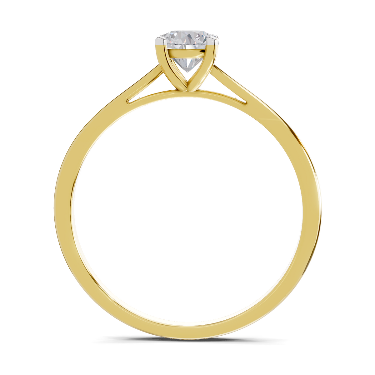 Majestic Solitaire Diamond Engagement Ring