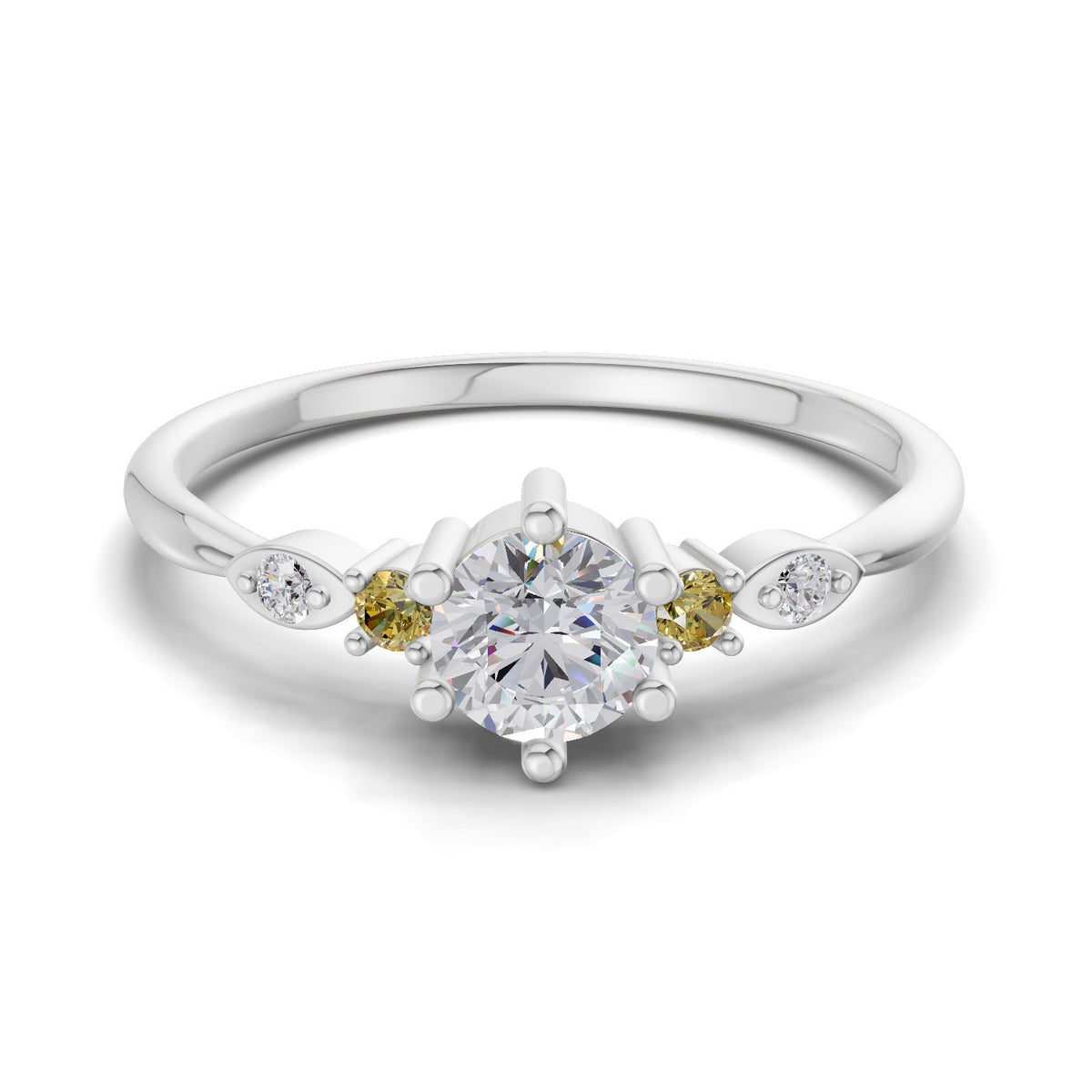 Classic Solitaire Diamond Engagement Ring