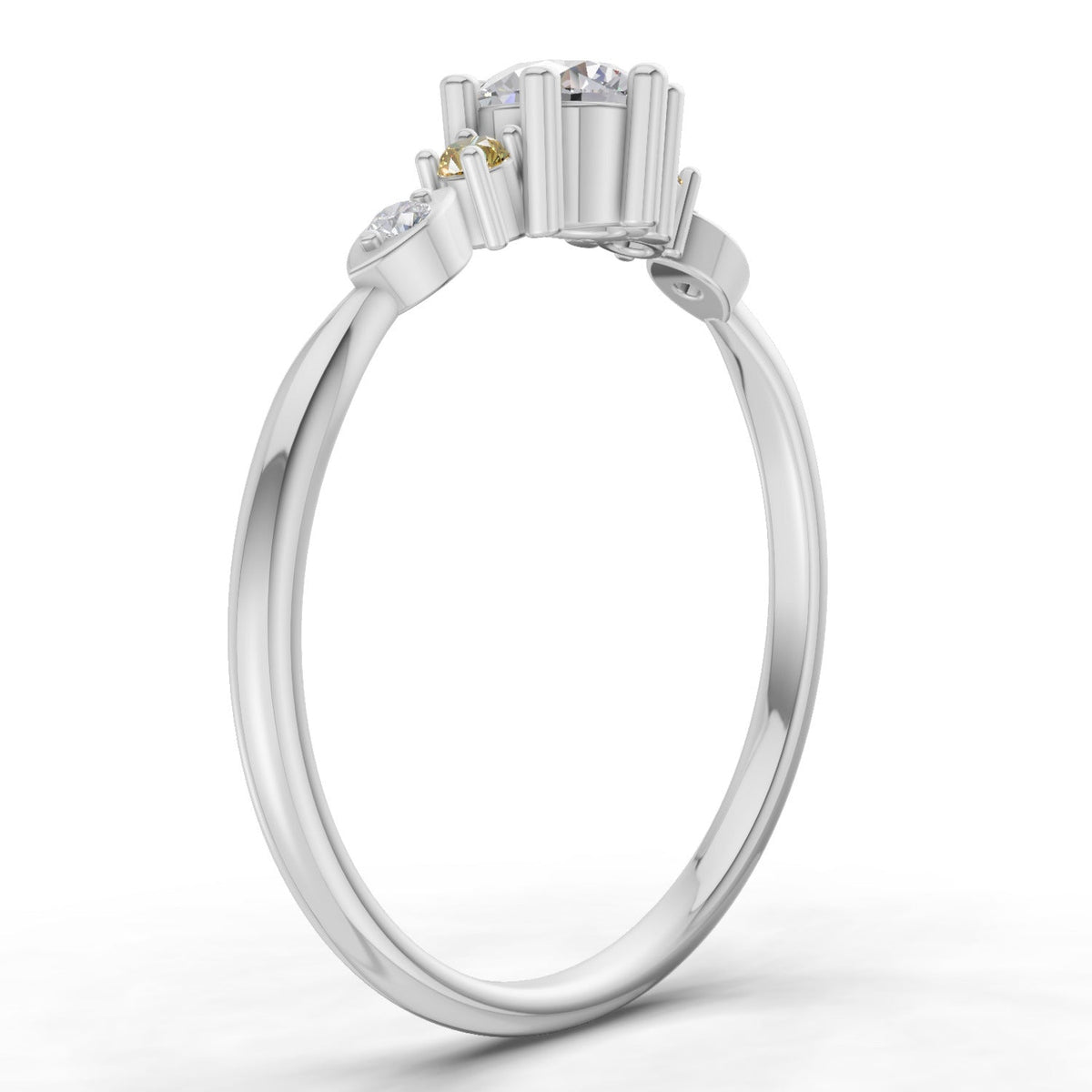 Classic Solitaire Diamond Engagement Ring