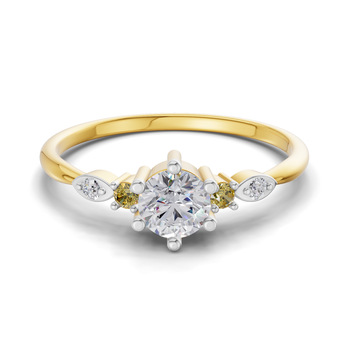 Classic Solitaire Diamond Engagement Ring