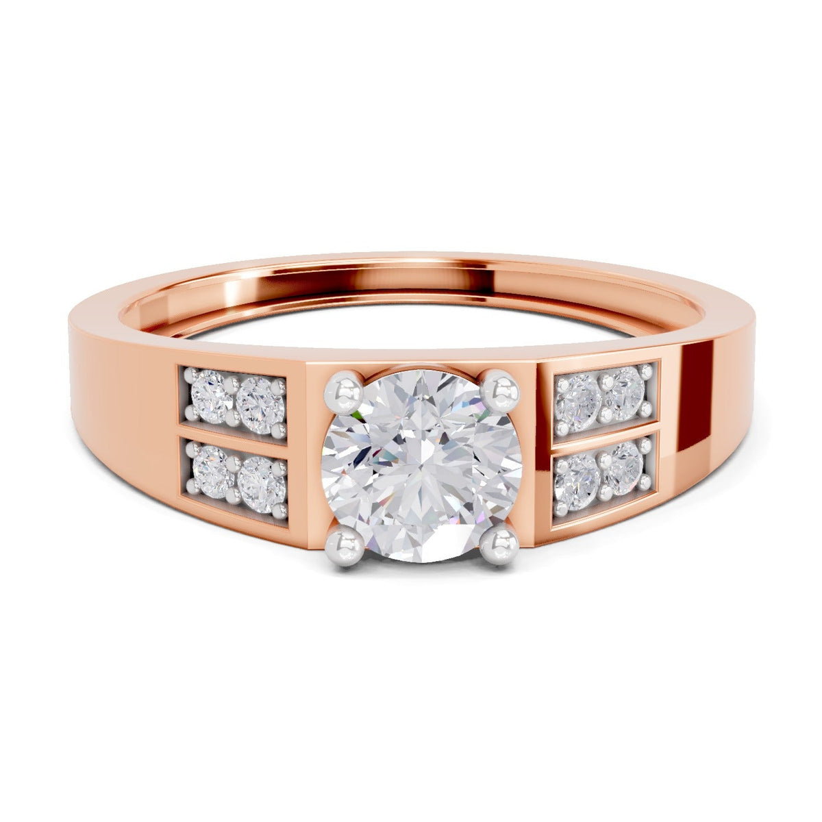 Dazzling Square Cluster Diamond Ring