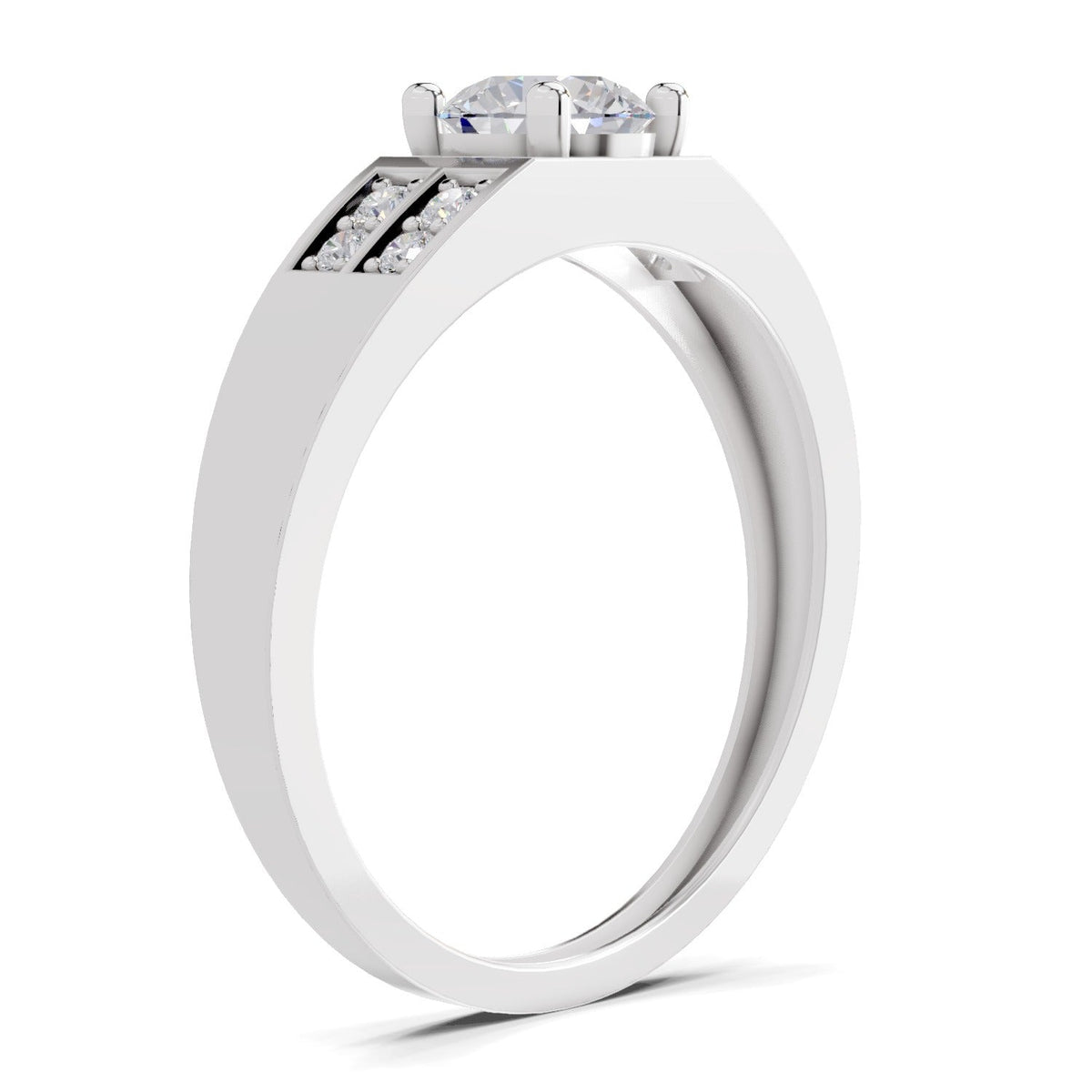 Dazzling Square Cluster Diamond Ring