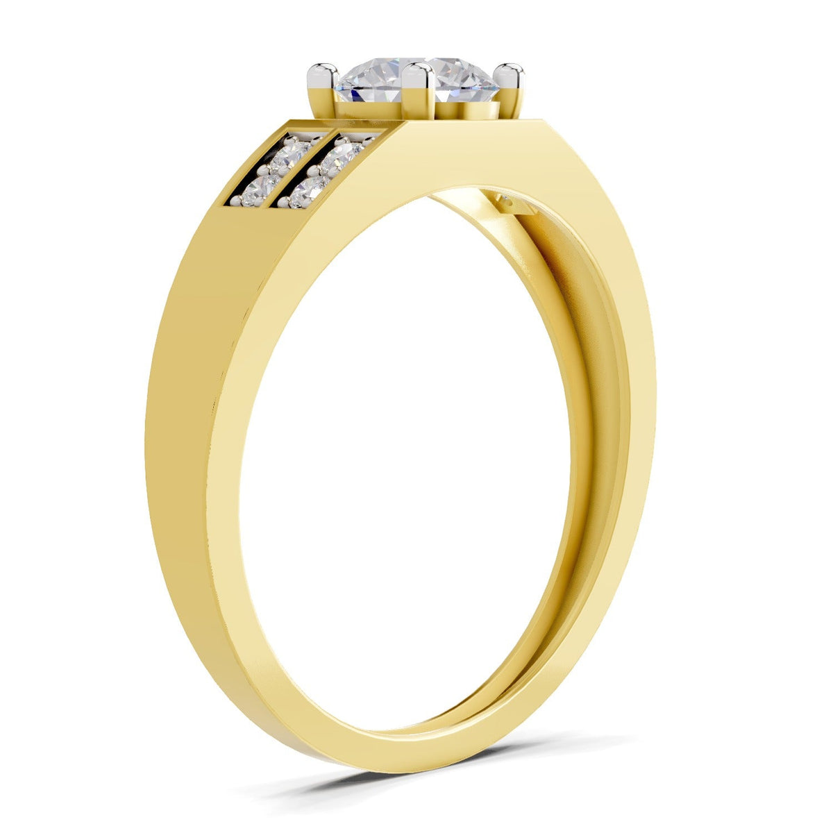 Dazzling Square Cluster Diamond Ring