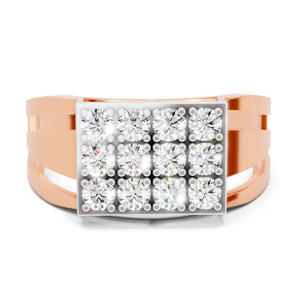 Sparkling Pave Diamond Ring