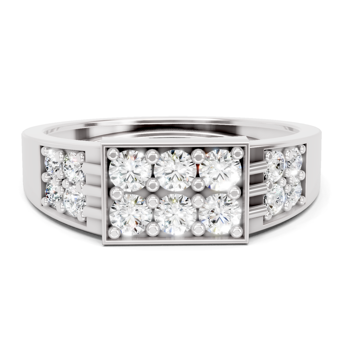 Pristine Round Diamond Ring