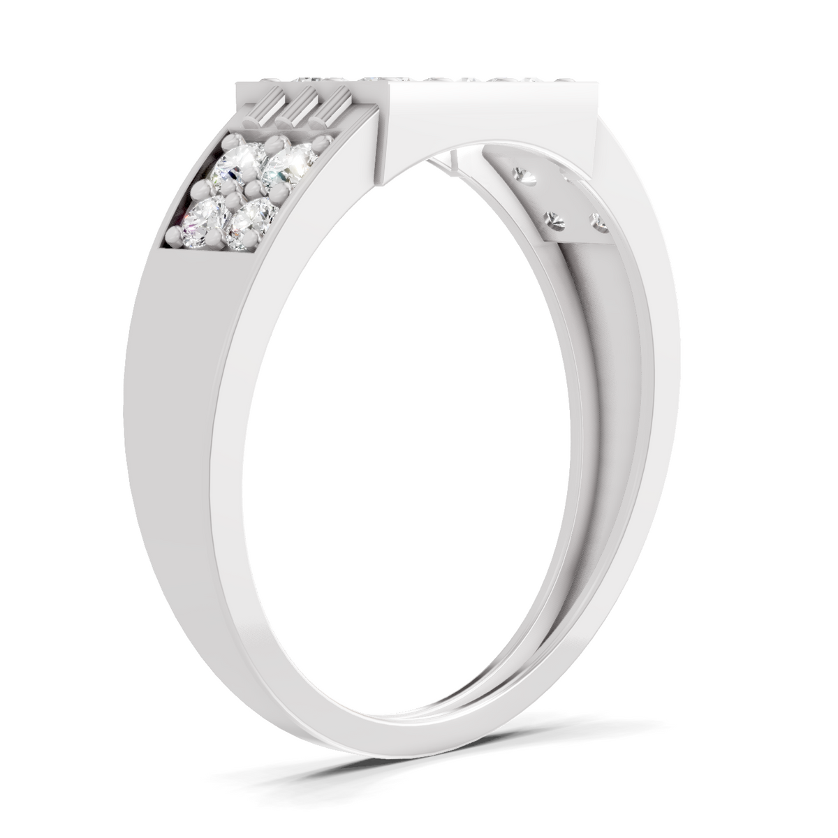 Pristine Round Diamond Ring