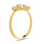 Delicate Heart Diamond Ring