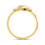 Delicate Heart Diamond Ring