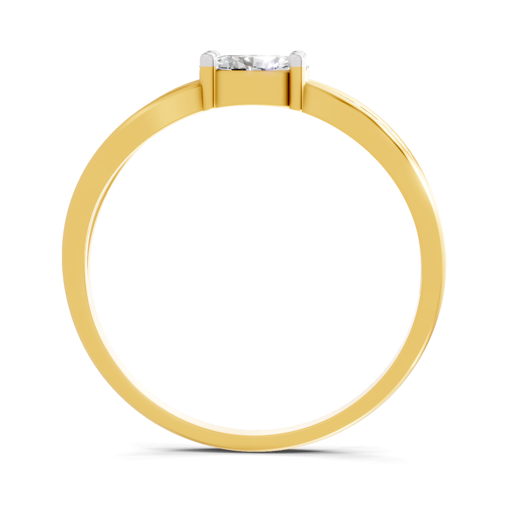 Timeless Oval Solitaire Diamond Ring