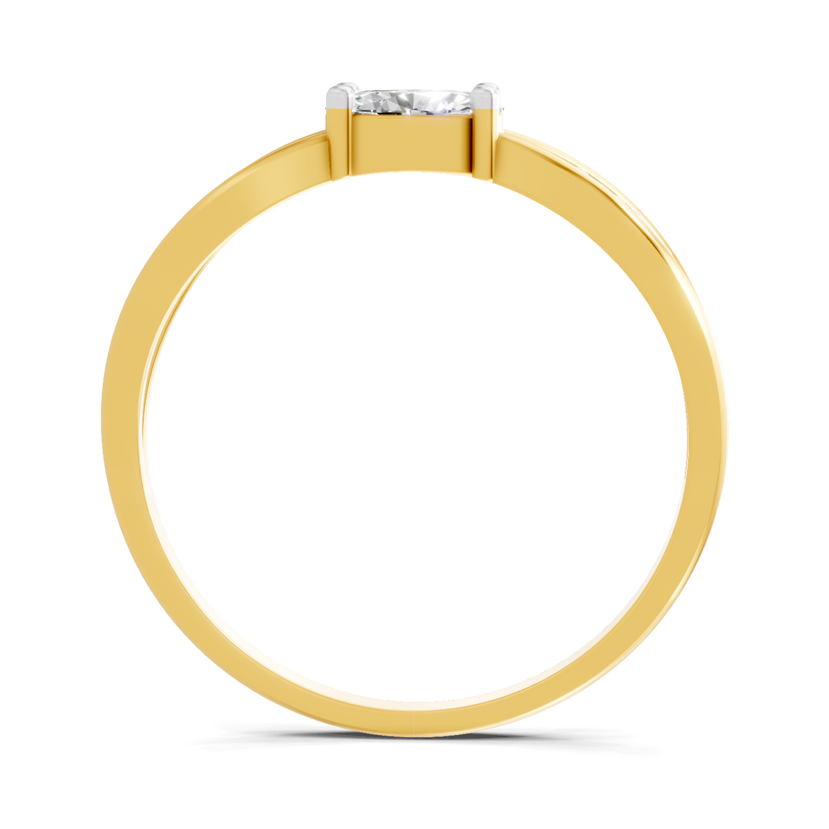 Timeless Oval Solitaire Diamond Ring