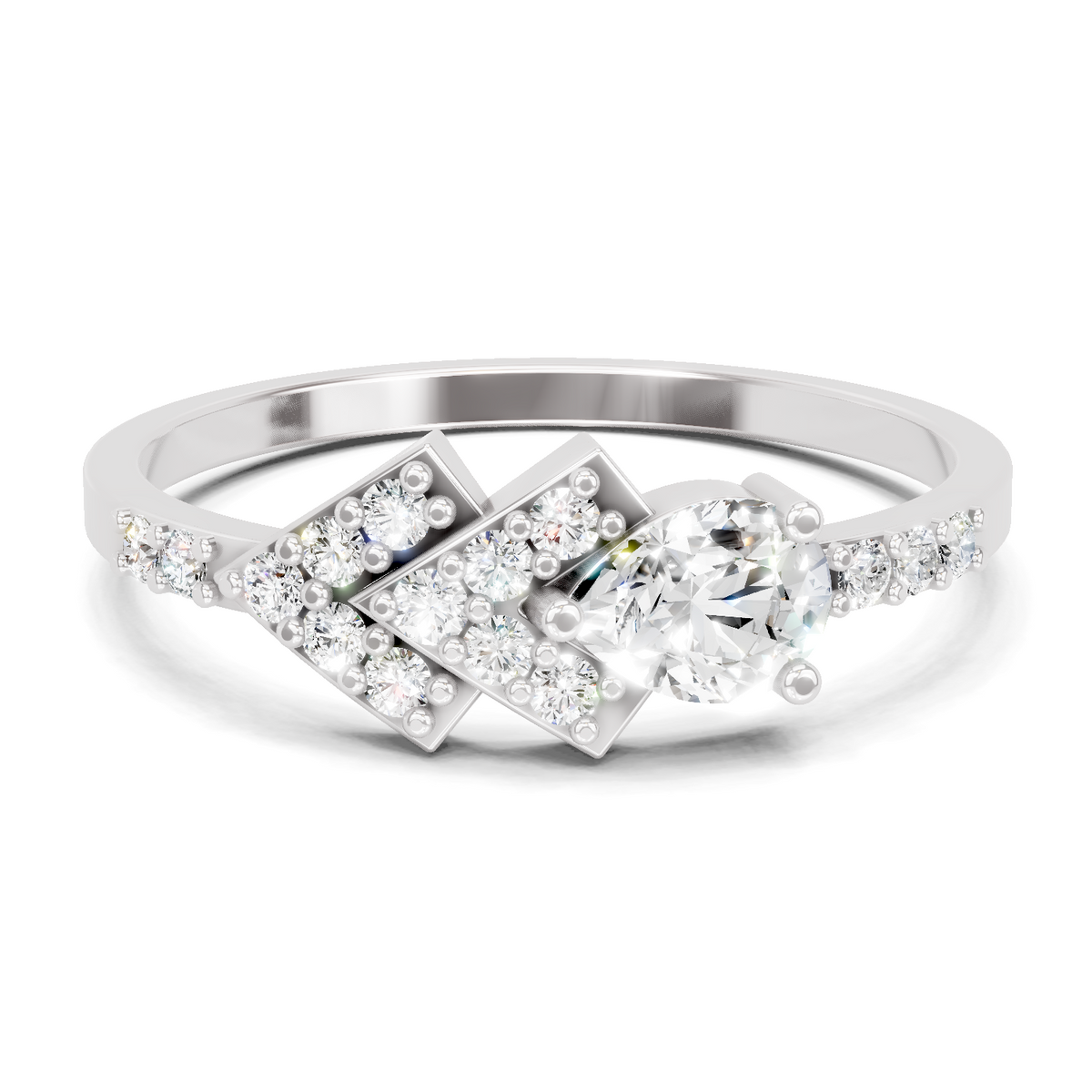 Timeless Pear Solitaire Diamond Ring