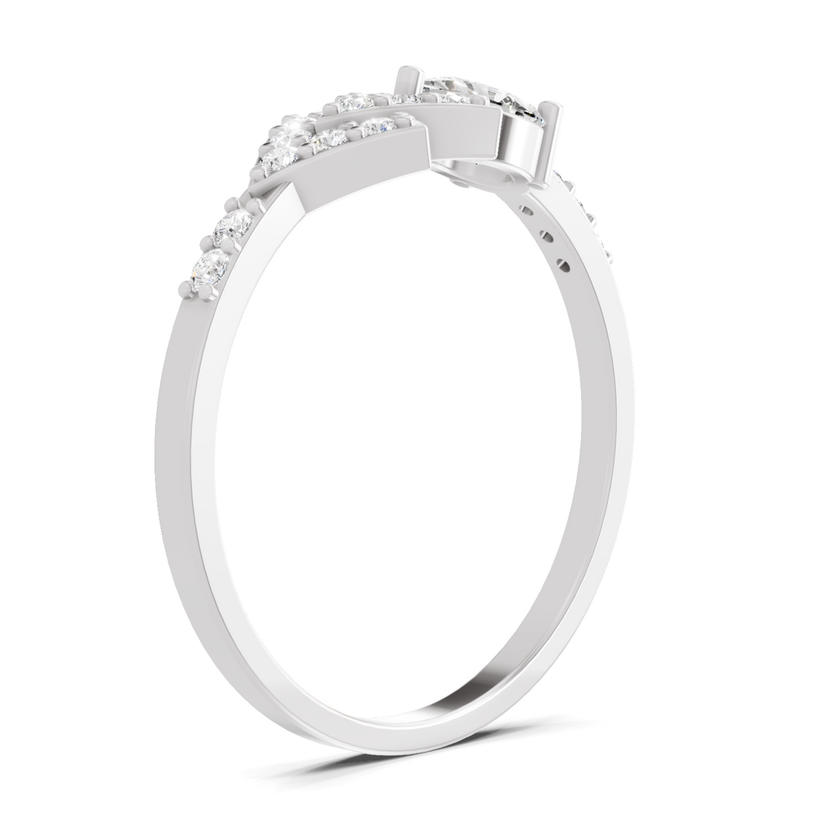 Timeless Pear Solitaire Diamond Ring