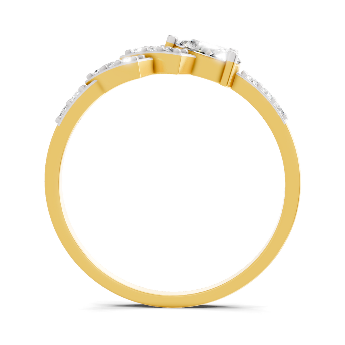 Timeless Pear Solitaire Diamond Ring