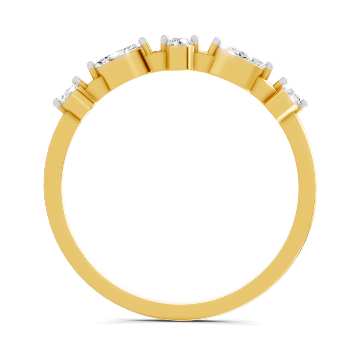 Sparkling Marquise Diamond Ring