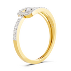 Glistening Cluster Diamond Ring