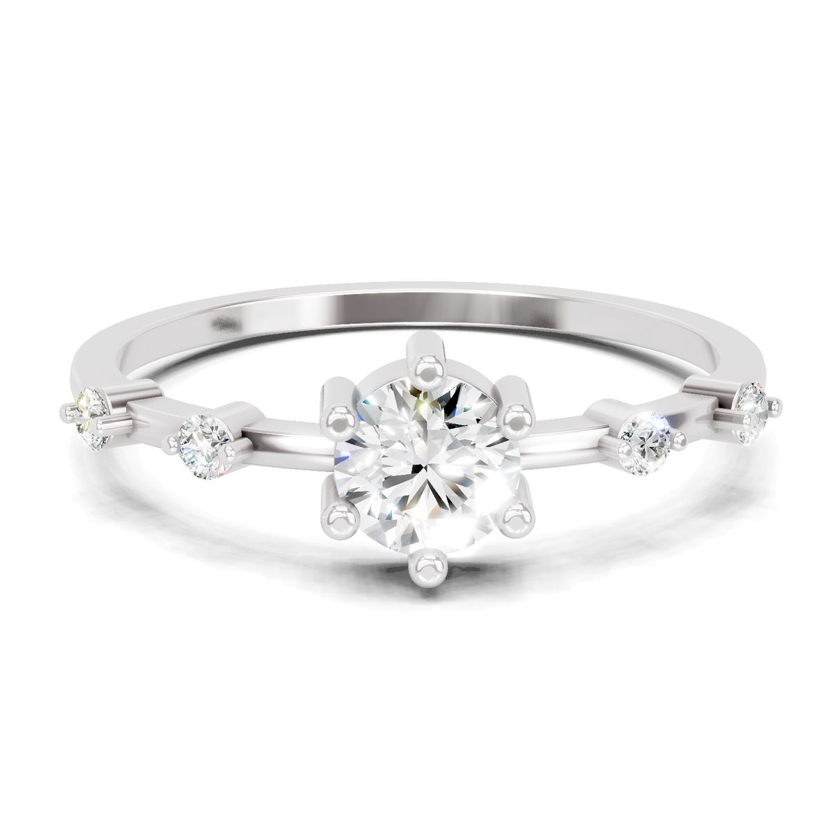Luminous Solitaire Diamond Ring