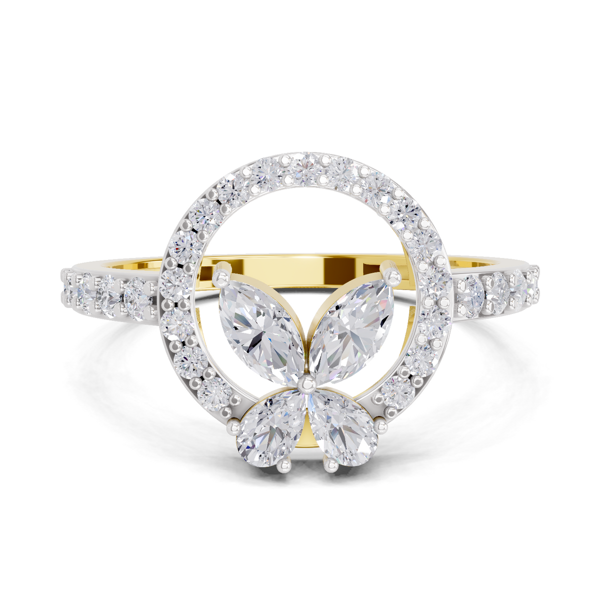 Iconic Blossom Diamond Engagement Ring